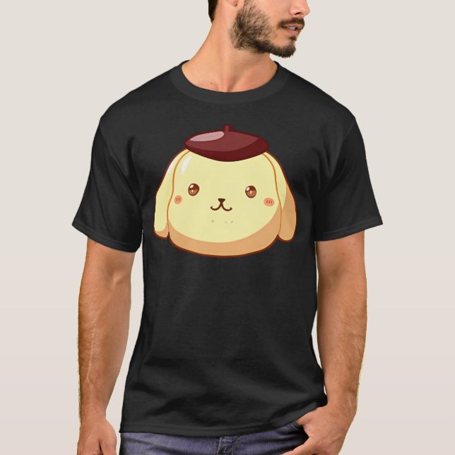 Pompom Pudding Dog T-Shirt (Vorderseite)