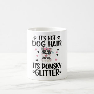 Pomsky Hund Lover Pomsky Eigentümer Pomsky Mama Va Kaffeetasse