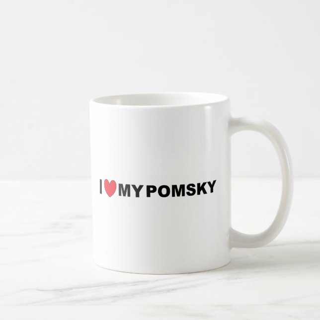 pomsky Liebe Tasse (Rechts)