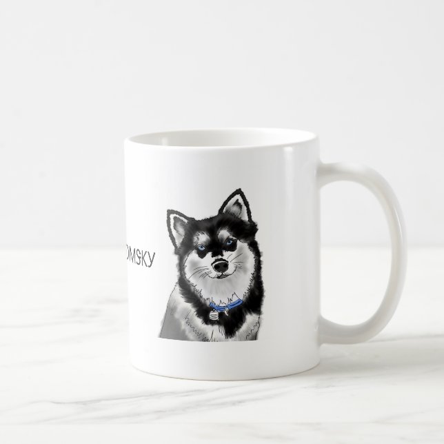 Pomsky Tasse (Rechts)