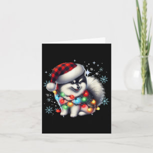 Pomsky Weihnachtsgeschenke für Pomsky Liebhaber Un Karte