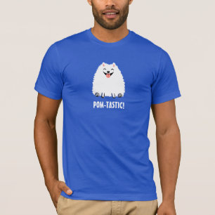 Pomtastischer Pomeranian mit individuellem Text T-Shirt