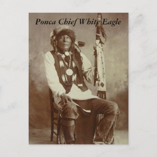 Ponca Chief White Eagle Postcard Postkarte