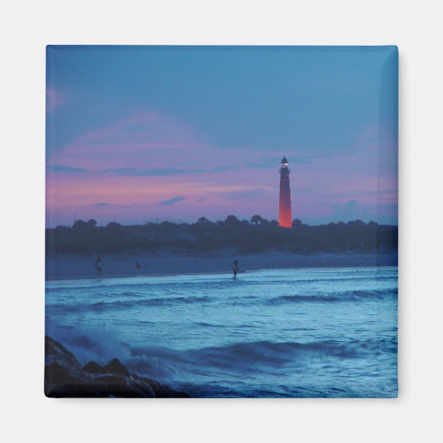 Ponce de Leon Inlet Lighthouse Dusk Magnet (Vorne)