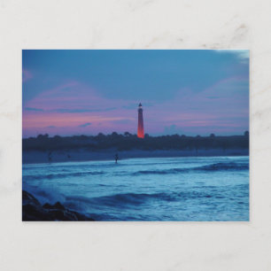 Ponce de Leon Inlet Lighthouse Dusk Postkarte