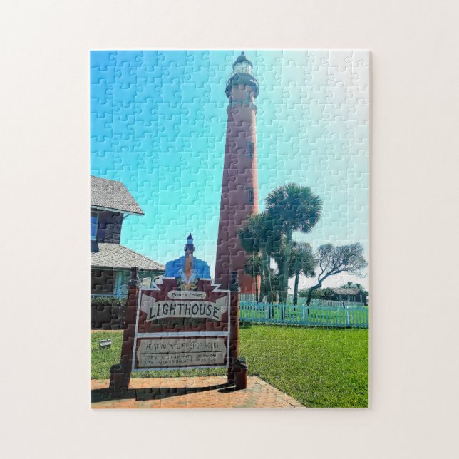 Ponce De Leon Inlet Lighthouse in Ponce Inlet, FL Puzzle (Vertikal)