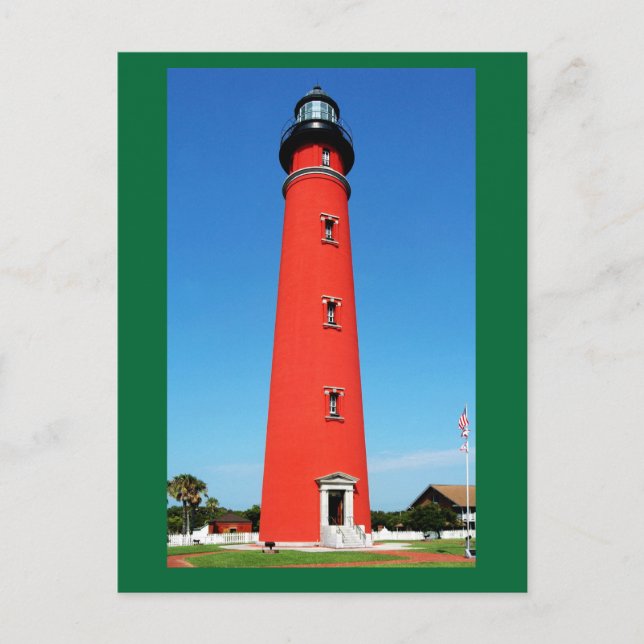 Ponce de Leon Inlet Lighthouse Postkarte (Vorderseite)