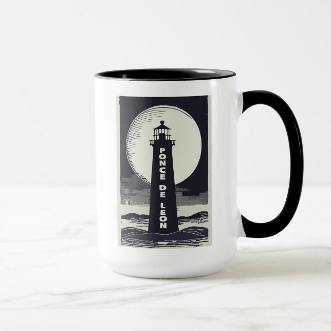 Ponce De Leon Lighthouse Moon Tasse (Rechts)