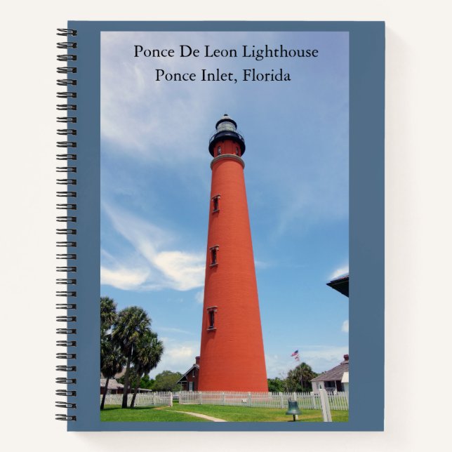 Ponce De Leon Lighthouse Notebook Notizbuch (Vorderseite)