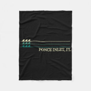 Ponce Inlet Florida Break Surfen Retro-Welle  Fleecedecke