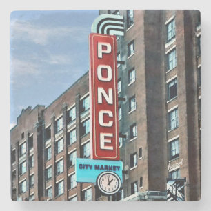 Ponce Stadt-Markt, Atlanta, Steinuntersetzer