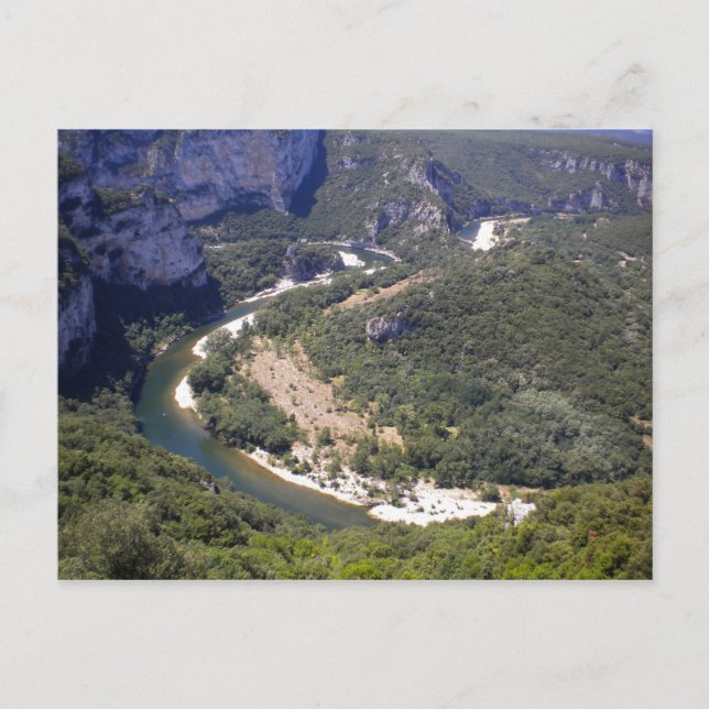 Pond Dark Ardéche Frankreich Postkarte (Vorderseite)