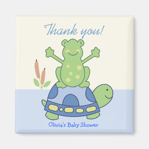 Pond Friends Frog & Turtle Gefallen Magnet