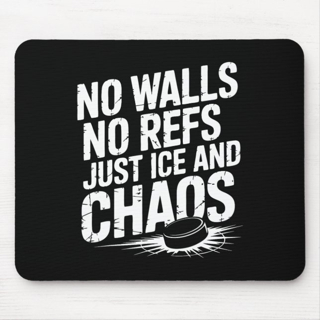 Pond Hockey Shinny Mousepad (Vorne)