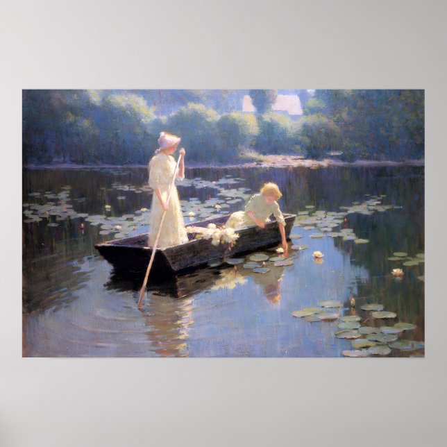 Pond Lilies von Abbott Fuller Graves Poster (Vorne)