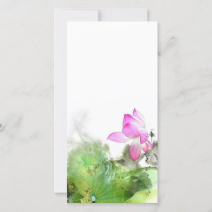 POND LOTUS l Chinese Brush Malerei Art