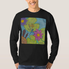 Pond Scene (vivid) - Men's Long Sleeve Shirt