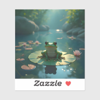 Pond Sentinel - Square Vinyl Aufkleber