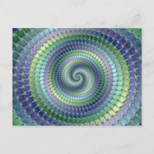 Pondering - Fraktal Postkarte