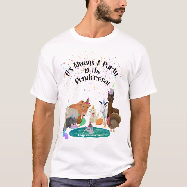 Ponderosa Party T - Shirt (Vorderseite)