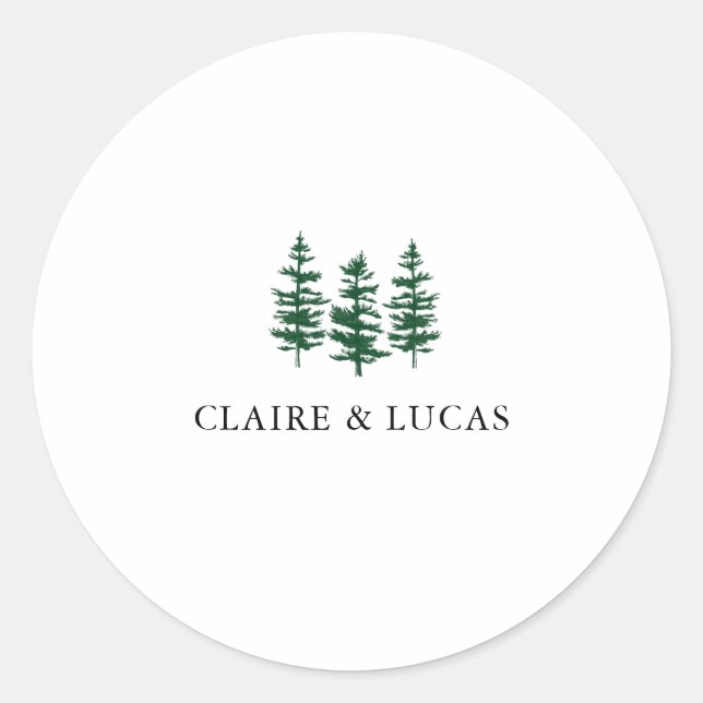 Ponderosa Pines Sticker (Vorderseite)