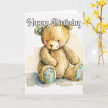 Ponding Little Teddy Bear