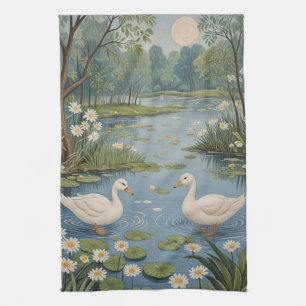Pondseitige Ruhe Geschirrtuch