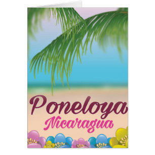 Poneloya nicaragua Strandproster