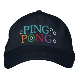 PONG BESTICKTE KAPPE