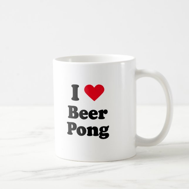 Pong Bier der Liebe I Tasse (Rechts)