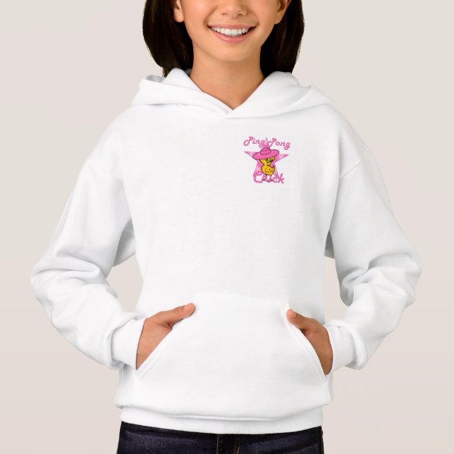 Pong Chick #8 Hoodie (Vorderseite)