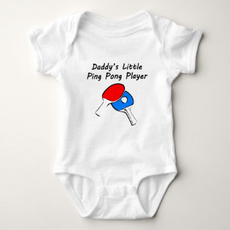 Pong das Klingeln des Vatis wenig Spieler Baby Strampler