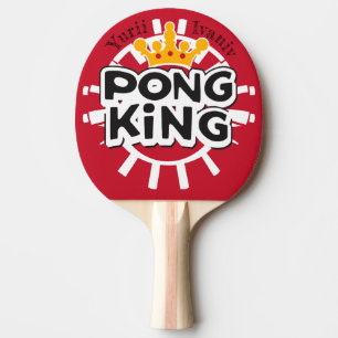 Pong King Red Tischtennis Schläger