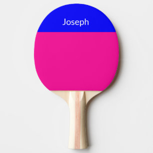 Pong Paddle Blue Pink Tischtennis Schläger