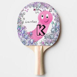 Pong Paddle floral Pink Tischtennis Schläger