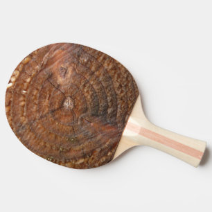 Pong Paddle Holzmuster Muster Naturstil Geschenk Tischtennis Schläger