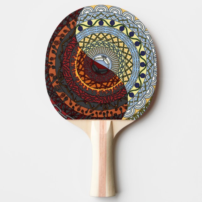 Pong Paddle Paddle Tischtennis Schläger (Vorderseite)