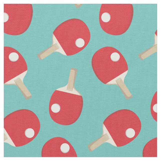 Pong Paddles Balls Games Stoff (Nahaufnahme)