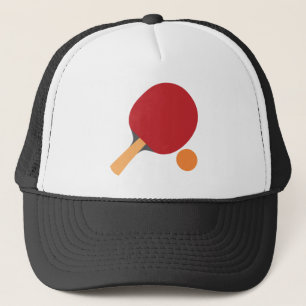 Pong Paddles Funny Tischtennis Truckerkappe