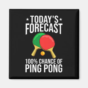 Pong Tischtennis Balls Paddle Game Magnet