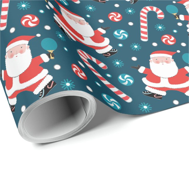 Pong Tischtennis Geschenkpapier (Rolleneckpunkt)