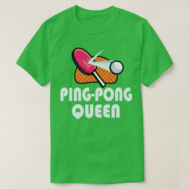 Pong Tischtennis Women Player T-Shirt (Design vorne)