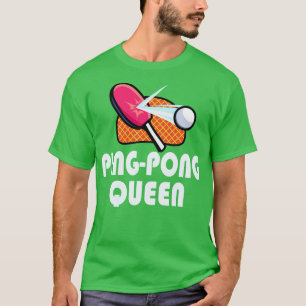 Pong Tischtennis Women Player T-Shirt