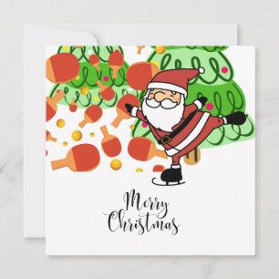 Pong Weihnachten mit dem Weihnachtsmann
