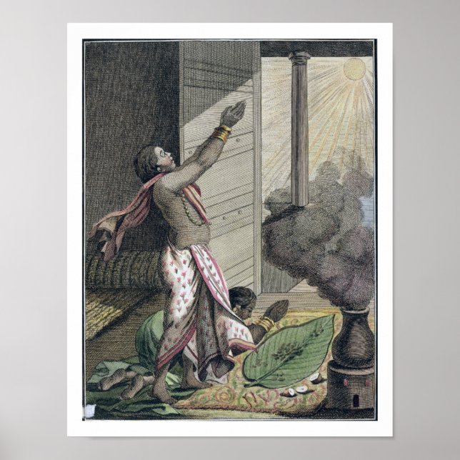 Pongol festival, Indien, von 'Voyage aux Indes, or Poster (Vorne)