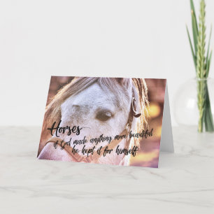 PONIEN AUF SONNENGESETZTE Grußkarte Dankeskarte