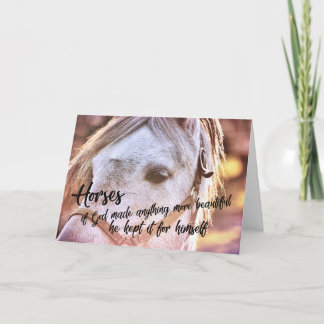 PONIEN AUF SONNENGESETZTE Grußkarte Dankeskarte