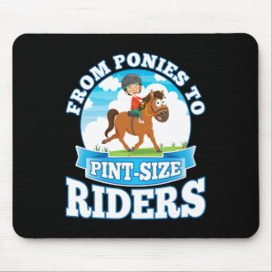 Ponies to Pint size Riders Artistic Riding Kids HO Mousepad