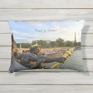 Pont Alexandre 3. Paris. Frankreich Akzentkissen Kissen Für Draußen
