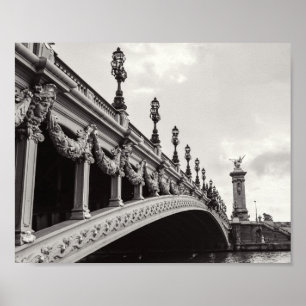 Pont Alexandre III Paris Bridge Poster Print
